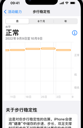 临高iPhone手机维修如何在iPhone开启'步行稳定性通知'