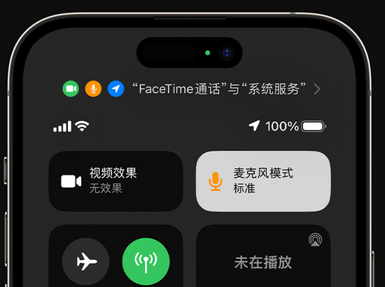 临高苹果授权维修网点分享iPhone在通话时让你的声音更清晰 