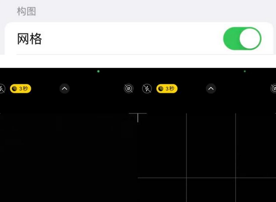 临高苹果手机维修网点分享iPhone如何开启九宫格构图功能