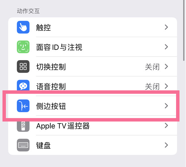 临高苹果14维修店分享iPhone14 Plus侧键双击下载功能关闭方法 