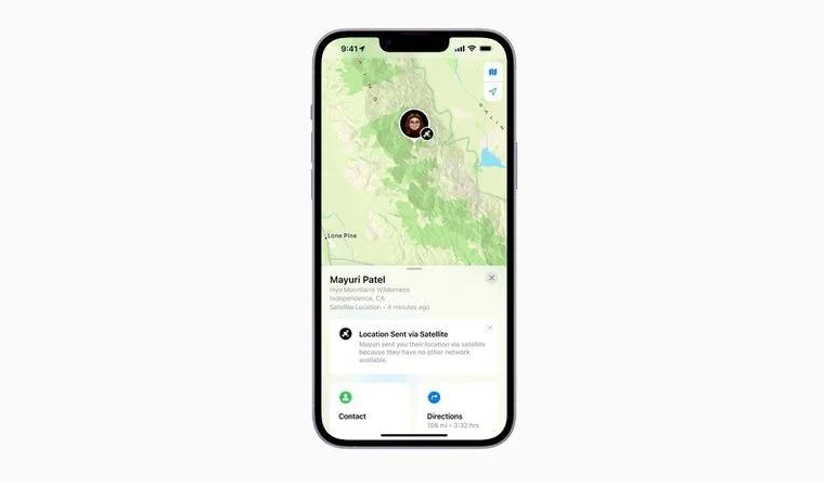 临高苹果14维修分享iPhone14系列中 FindMy功能通过卫星分享位置方法教程 