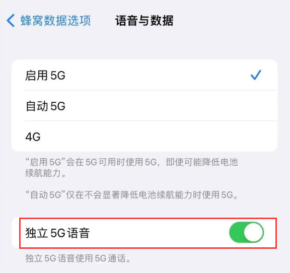 临高苹果14维修分享iPhone 14 Pro如何开启VoNR 