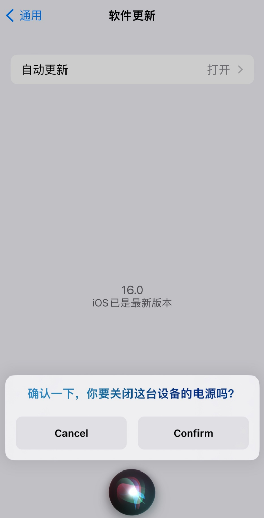 临高苹果手机维修分享iOS 16 新功能：呼叫 Siri 即可让 iPhone 关机 