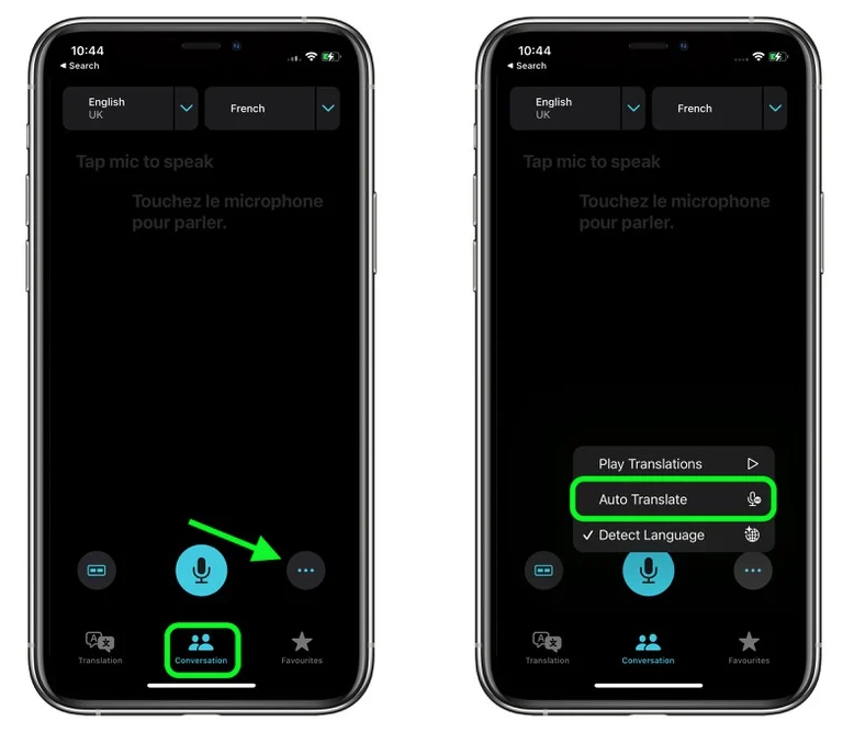 临高苹果手机维修分享iOS 15 “翻译” App 新改进 
