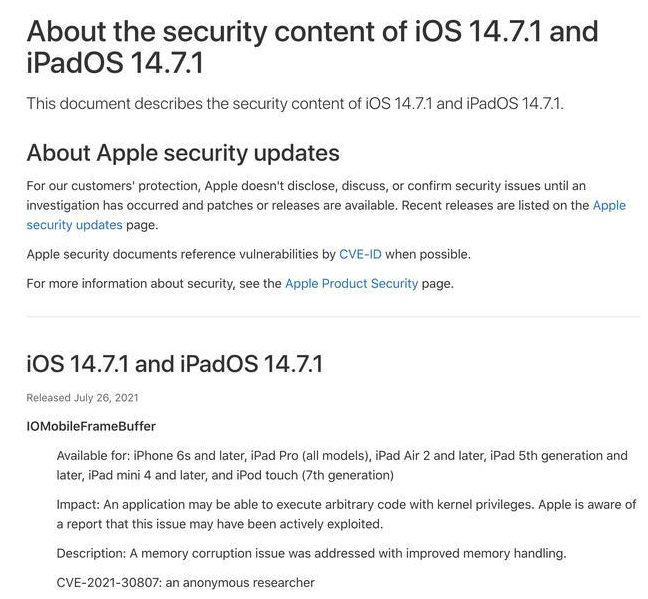 临高苹果手机维修分享iOS 14.7.1 正式版更新内容及升级方法 